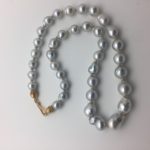 South Seas Idyll: Silvery South Sea Pearl Necklace