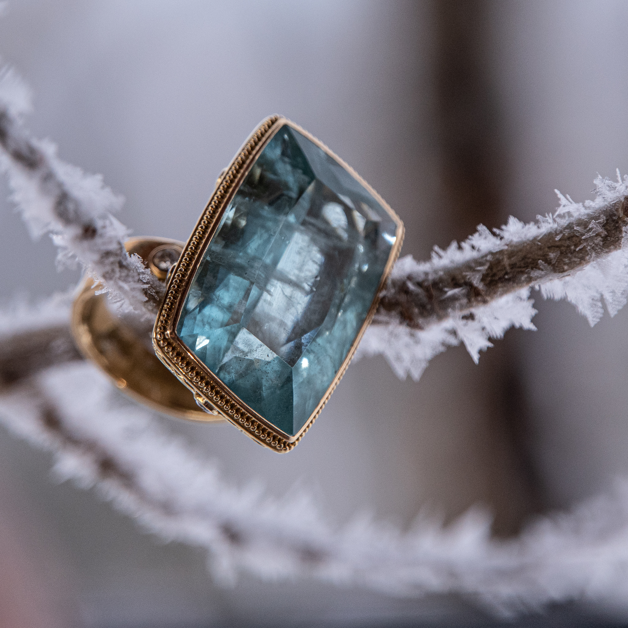 35 carat aquamarine ring