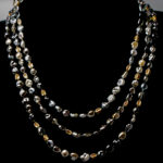 Society (Islands) Girl | Tahitian Keshi pearl necklace